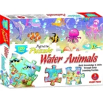 Cardboard 120-piece Water Animals Jigsaw Puzzle
