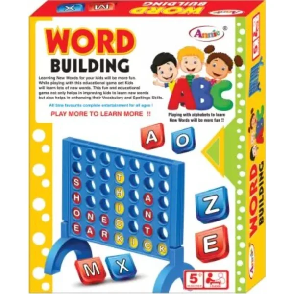 Plastic Word Building Educational Game for Kids