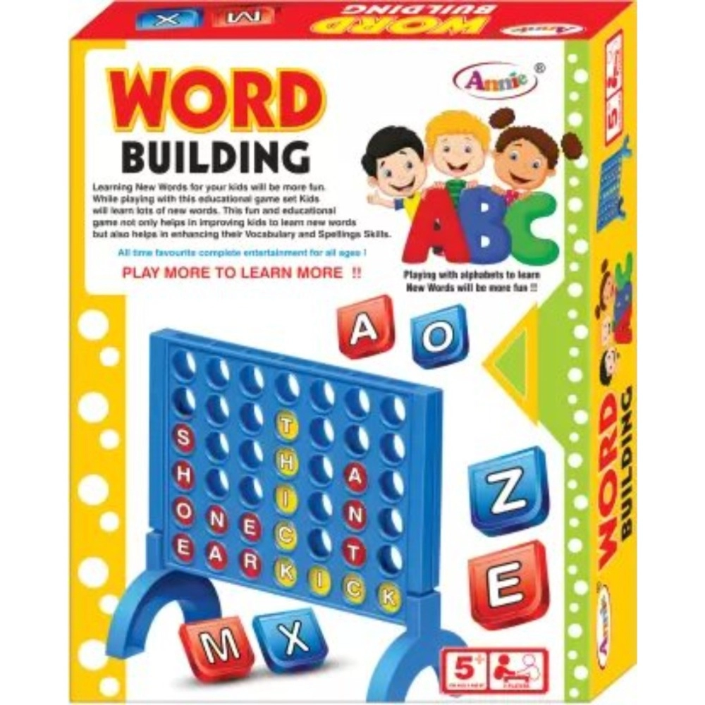 Plastic Word Building Educational Game for Kids
