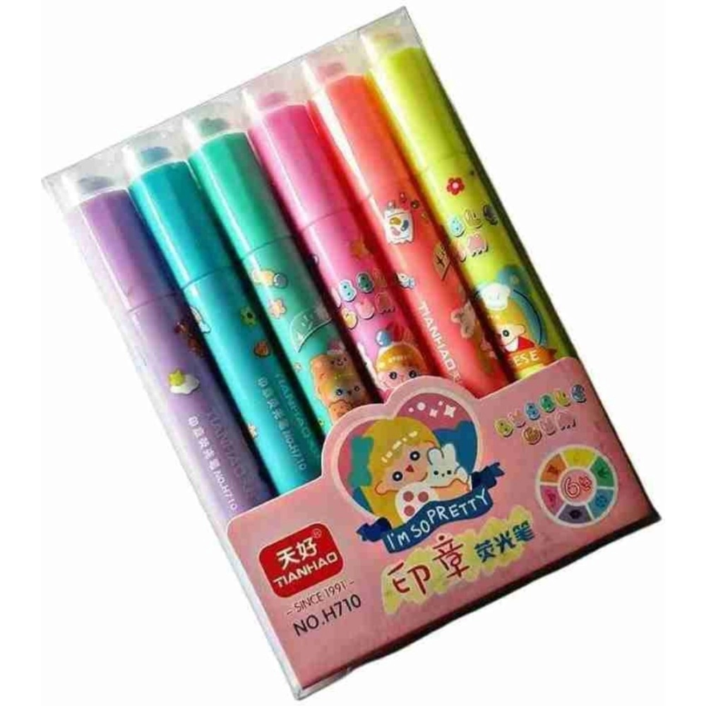 2-in-1 Stamper Marker Pen Set