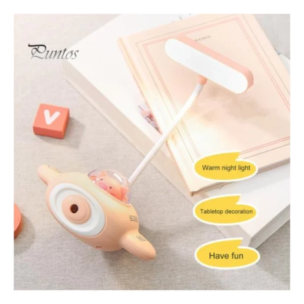Multifunctional Mini Desk Lamp with Pen Holder