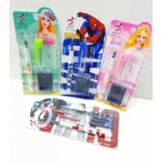 Pack of 4 Fountain Pens with Blue Ink