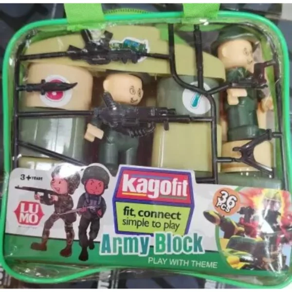 36 Pcs Army Building Blocks for Kids