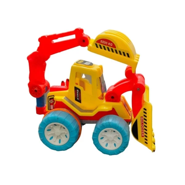 Assorted color plastic JCB construction toy