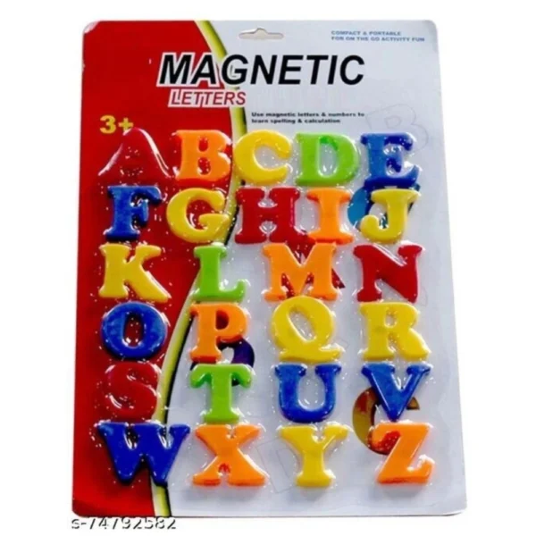 Pack of 2 assorted color plastic ABC button toys