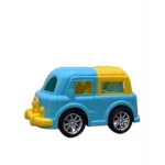 Pack of 2 Plastic Pull Back Cab Toys