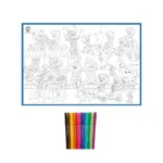 Carnival Printed Colouring Mat | Canvas | Educational Toys | 3+ Years - Image 4