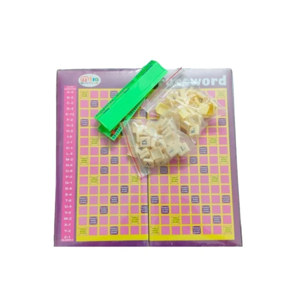 Junior Cardboard Crossword Game for kids