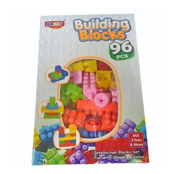 96 Pcs Plastic Building Blocks