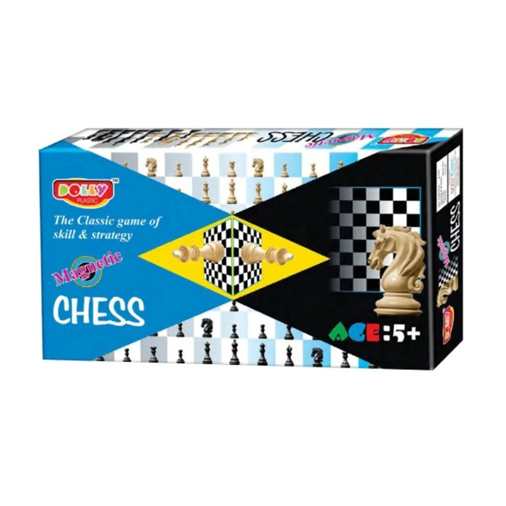 Plastic Magnetic Chess Board Game
