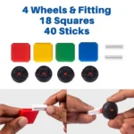 66_Pcs Set Talent Small Block  | Plastic | Educational Toys | 3+ Years - Image 5