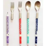 Pack of 4 Spoon Model Plastic Pencils