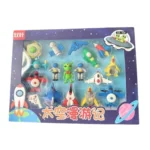 Space Theme Rubber Eraser Set for Kids