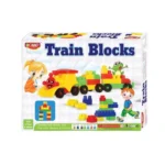 Plastic Train Building Blocks for Kids