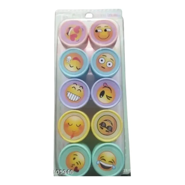 Assorted Emoji Stamp Set for Kids