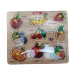 Wooden Fruits Puzzle for toddlers 3+ years