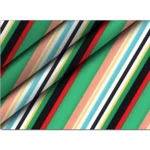 Generic Men's Casual Floral Printed Cotton Blend Unstitched Shirt Fabric 1.6 Mtrs (Green) - Image 2