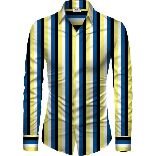 Multicolor Floral Unstitched Shirt Fabric for Men