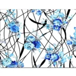 Generic Men's Casual Floral Printed Cotton Blend Unstitched Shirt Fabric 1.6 Mtrs (Blue) - Image 2