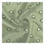 Generic Men's Casual Floral Printed Cotton Blend Unstitched Shirt Fabric 1.6 Mtrs (Green) - Image 2