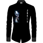 Black Floral Printed Unstitched Shirt Fabric for Men