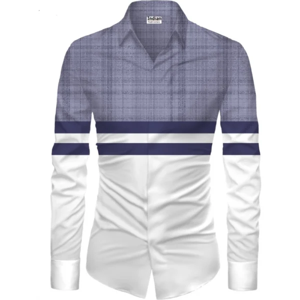 Premium Multicolor Floral Unstitched Men's Shirt Fabric