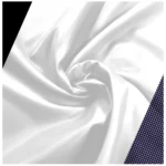 Generic Men's Casual Floral Printed Cotton Blend Unstitched Shirt Fabric 1.6 Mtrs (White-Black) - Image 2