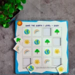 Generic Save the earth - Easy Wooden Puzzle Game Toys (MultiColor) - Image 2