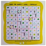 Generic Save the earth - Difficult Wooden Puzzle Game Toys (MultiColor)