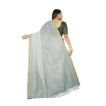 Light Blue Cotton Saree