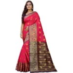 Elegant Multicolor Silk Blend Woven Saree for Women