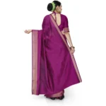 pink cotton silk saree