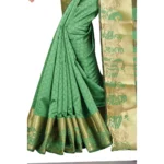 Green Jacquard Saree Online