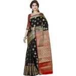 black jacquard saree online