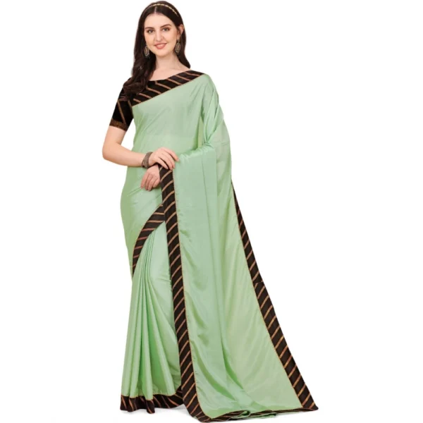 Light Green Chiffon Saree for Women