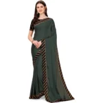 Grey Chiffon Saree for Women