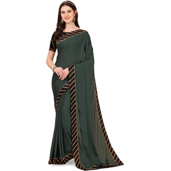 Grey Chiffon Saree for Women