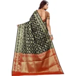 black jacquard saree online