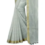 Light Blue Cotton Saree