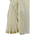 buy cream cotton saree online
