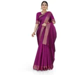 pink cotton silk saree