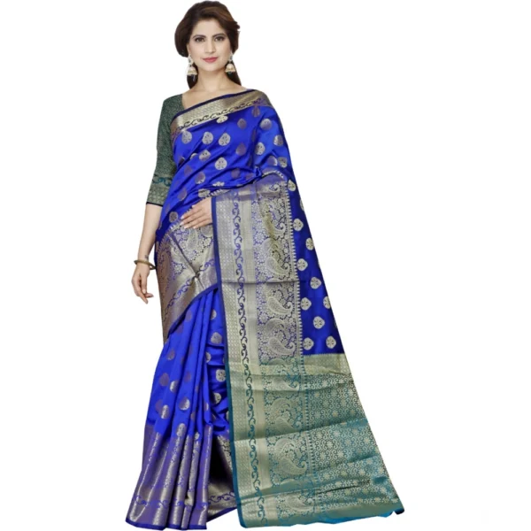 Multicolor Jacquard Woven Saree for Women