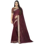 buy brown cotton saree