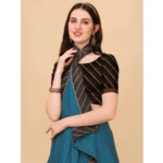 buy blue chiffon saree online
