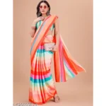 crepe digital print saree