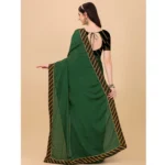 Green Chiffon Saree