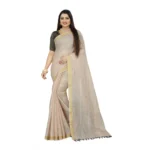 buy plain cotton saree online