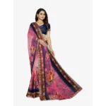 buy georgette floral saree