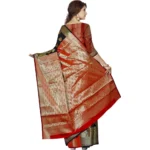 black jacquard saree online
