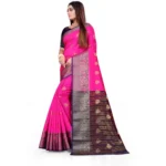 Buy Pink Silk Saree Online